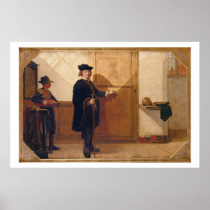 Harmensz van Rijn Rembrandt (1606-69) Knocking on Poster