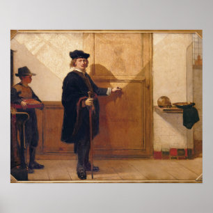 Harmensz van Rijn Rembrandt (1606-69) Knocking on Poster