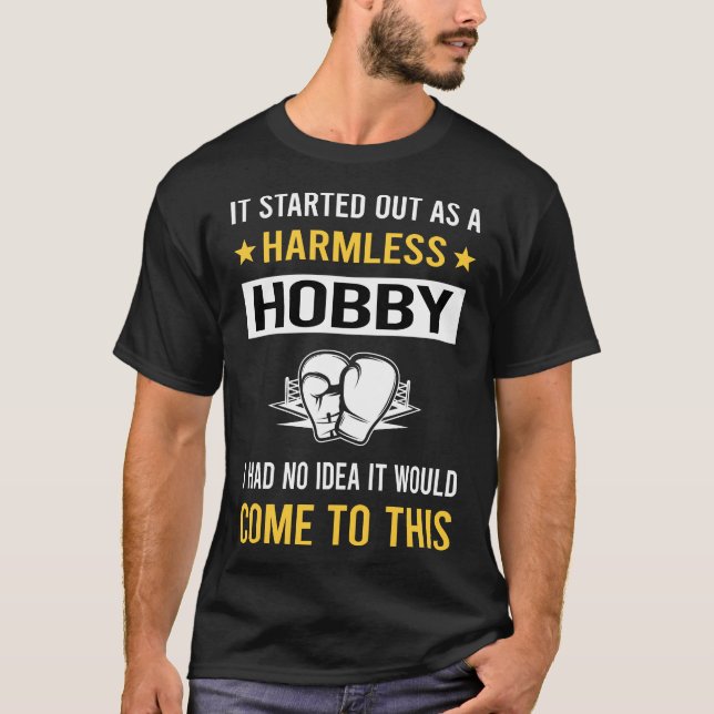 Harmless Hobby Boxing T-Shirt (Front)