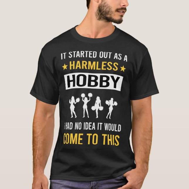 Harmless Hobby Cheerleading Cheerleader T-Shirt (Front)