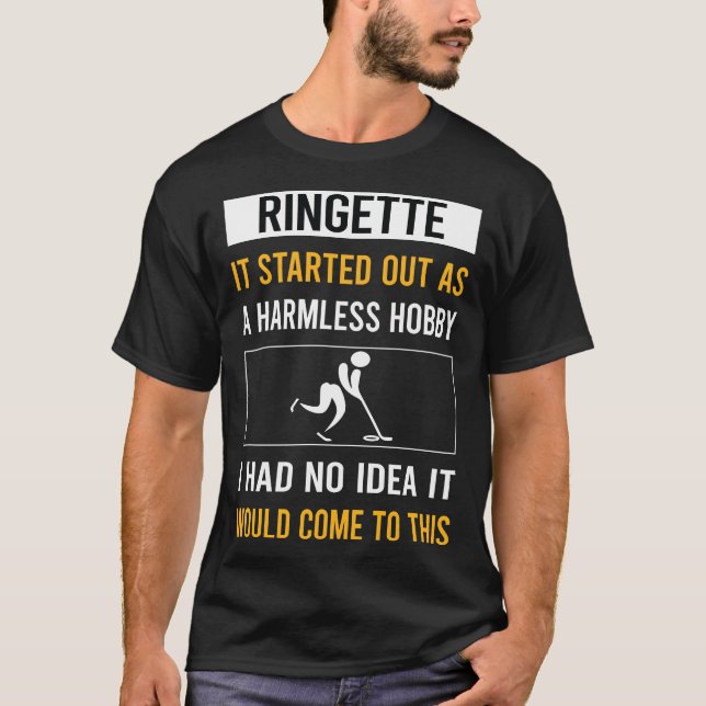 Harmless Hobby Ringette T-Shirt (Front)