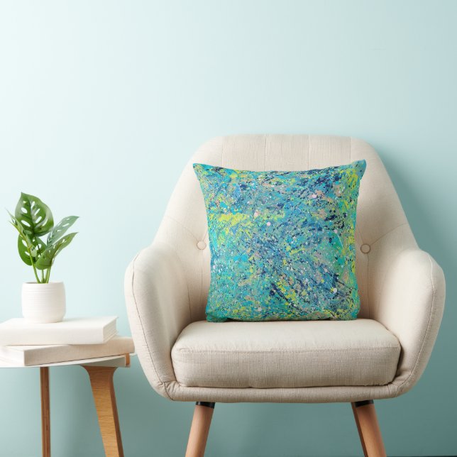 Harmoni Series No. 1 – Resonance Abstract  Cushion (Chair)