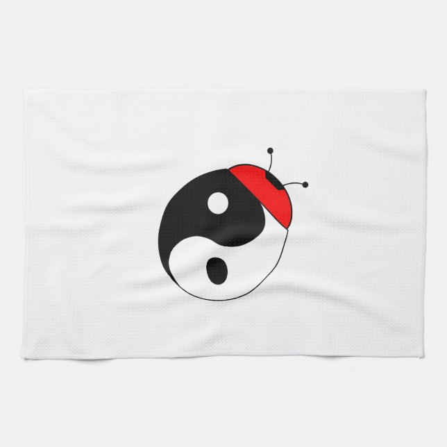 harmonia ladybug tea towel (Horizontal)