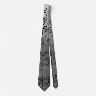 Harmonic Shades: Grey Fashion Inspired by Music Ar Tie