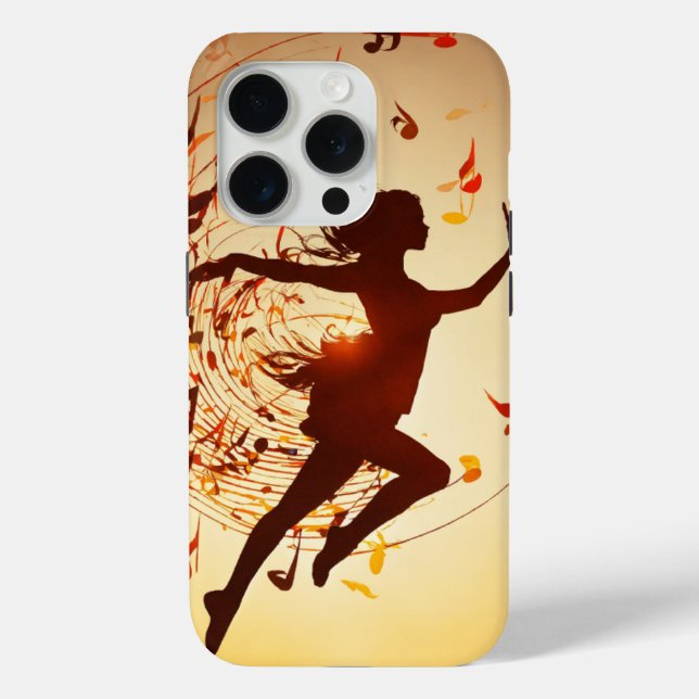 Harmonic Vibes Music Phone Case (Back)