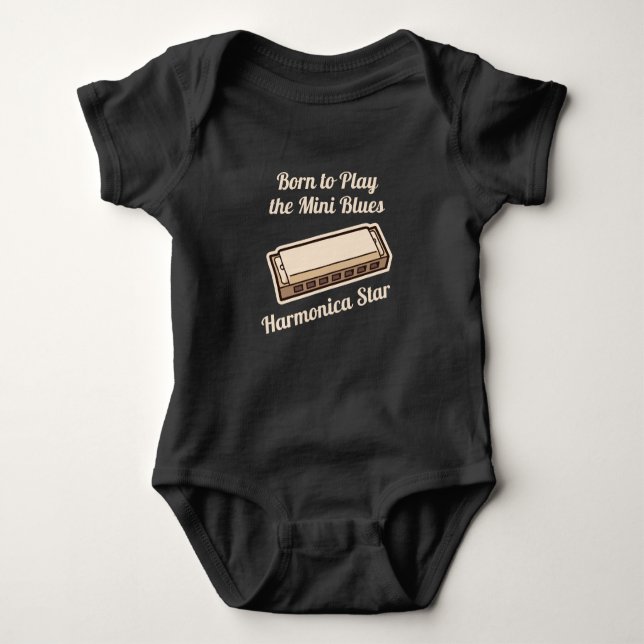 Harmonica Baby Bodysuit (Front)