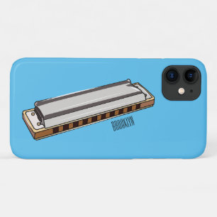 Harmonica cartoon illustration Case-Mate iPhone case