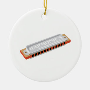 Harmonica Ceramic Tree Decoration