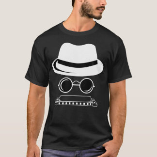 Harmonica Hat Music Orchestra T-Shirt