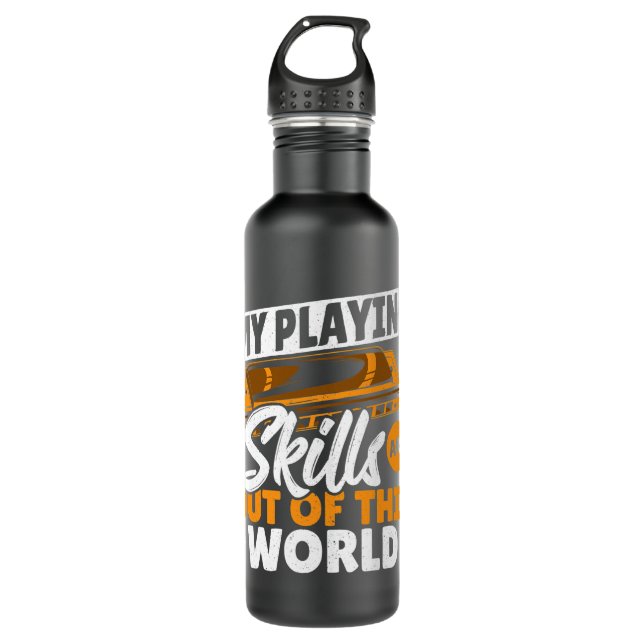 Harmonica Lover My Playing Skills Are Out Of This  710 Ml Water Bottle (Front)