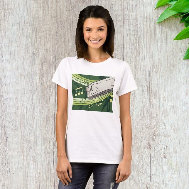Harmonica Music T-Shirt (Creator Uploaded)