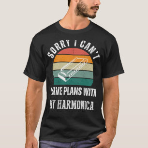 Harmonica Plans Tee: Tune into Humour & Musical Vi T-Shirt