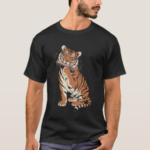 Harmonica Player Animal Musical Instrument Jazz Mu T-Shirt