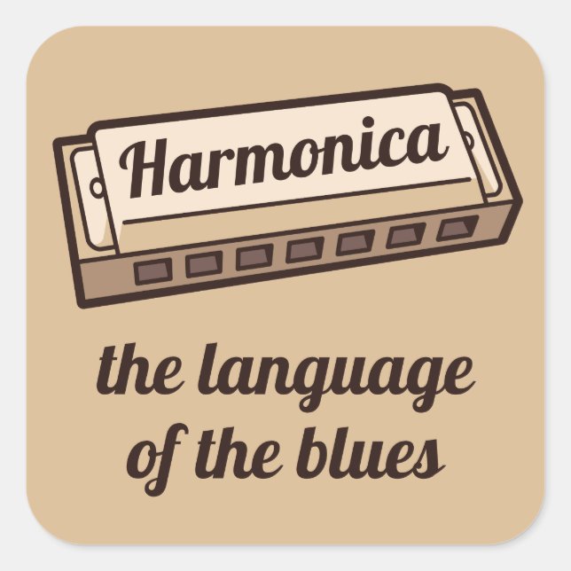 Harmonica Sticker (Front)