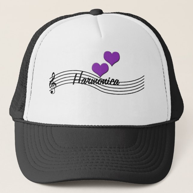 Harmonica Trucker Hat (Front)