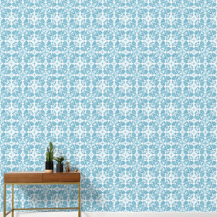 Harmonious Blue Mandala Wallpaper