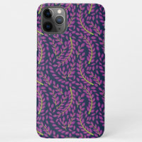 Harmonious Botanical Art on Dark Blue Background