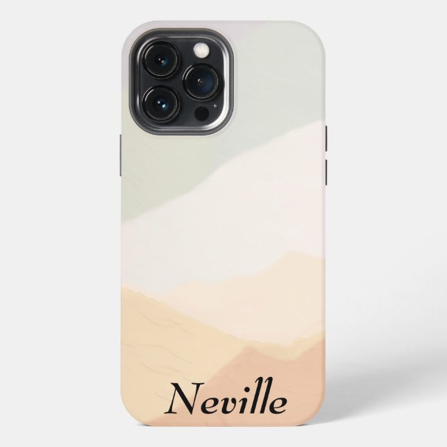 Harmonious Earth Colours iPhone Case (Back)