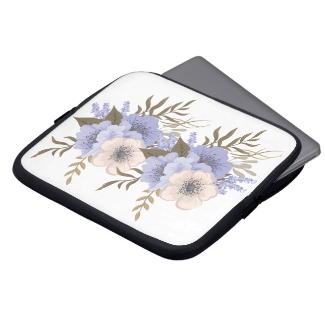 Harmonious lines, laptop sleeve (Front Top)
