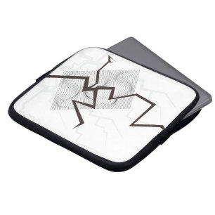 Harmonious lines, laptop sleeve