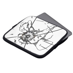 Harmonious lines, laptop sleeve