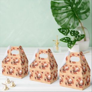 Harmonious Orange Blossom Circles Favour Box