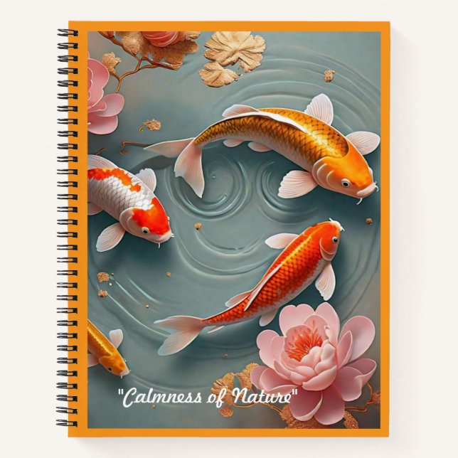"Harmonious Pond Life" Notebook (Front)