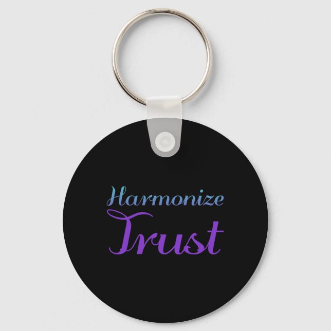 Harmonise Trust Prevention Design Key Ring (Front)