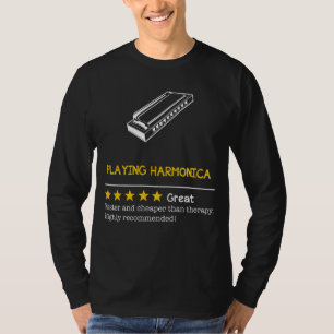 Harmonise with Humour: Harmonica - Cheaper, Faster T-Shirt