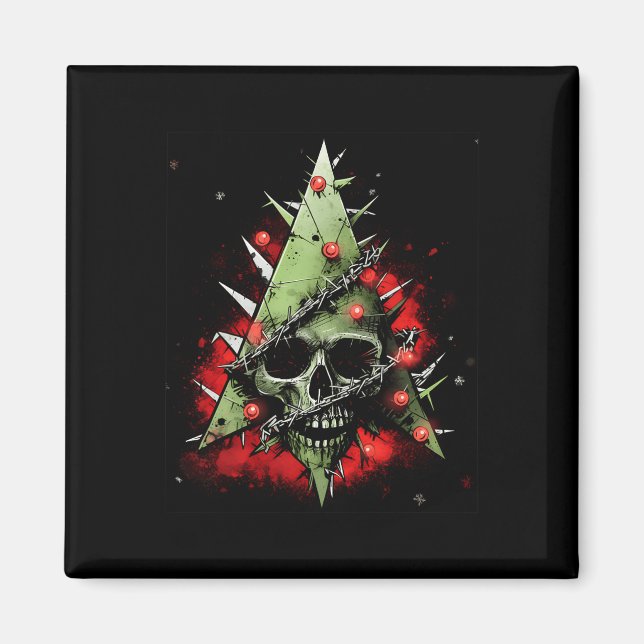 Harmonising Contrasts Christmas Tree Meets Punk-ro Magnet (Front)