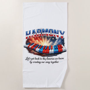 HARMONY BEACH TOWEL