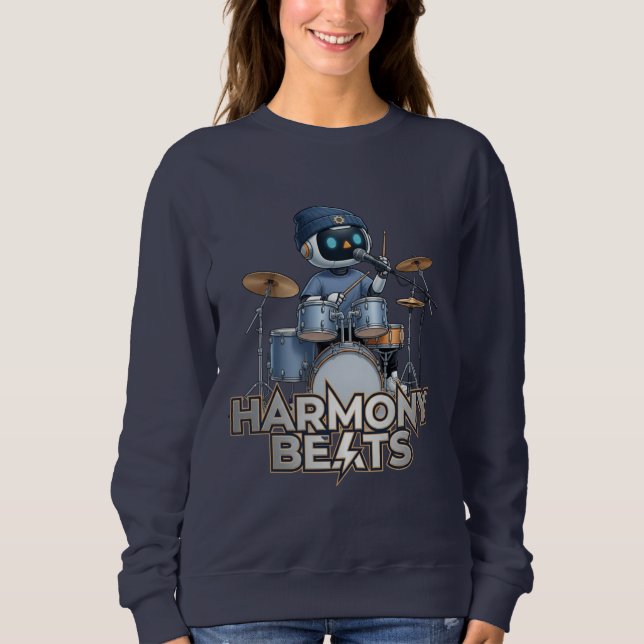 Harmony Beats – Zedoura Drummer Sweatshirt (Front)