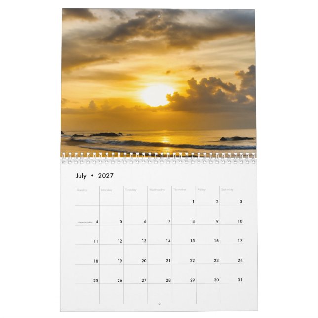 Harmony Calendar – Customised with Nature & Peace (Jul 2027)