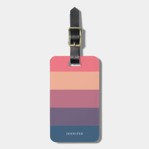 Harmony Colourful Stripes Luggage Luggage Tag