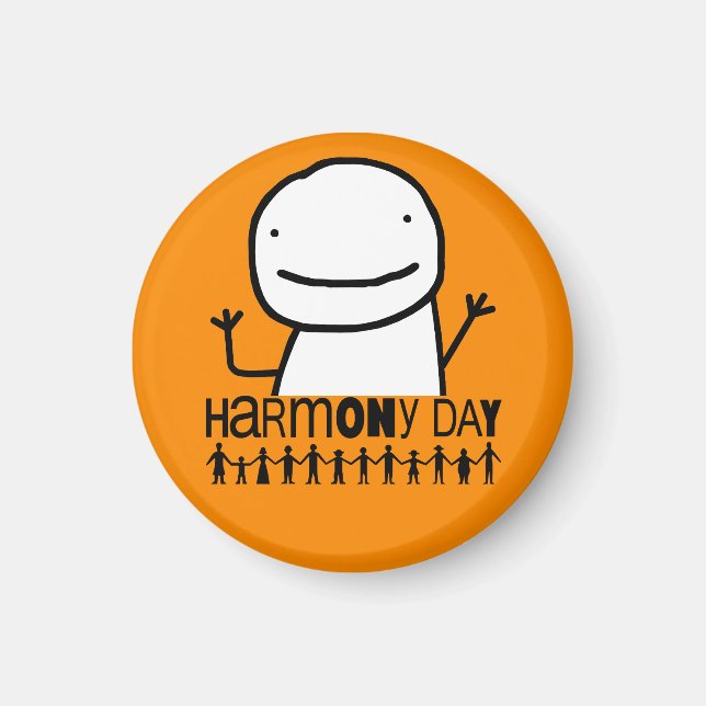 Harmony day 2026, Australia  Magnet (Front)