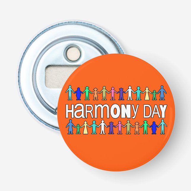 Harmony Day Australia  Bottle Opener (Front)
