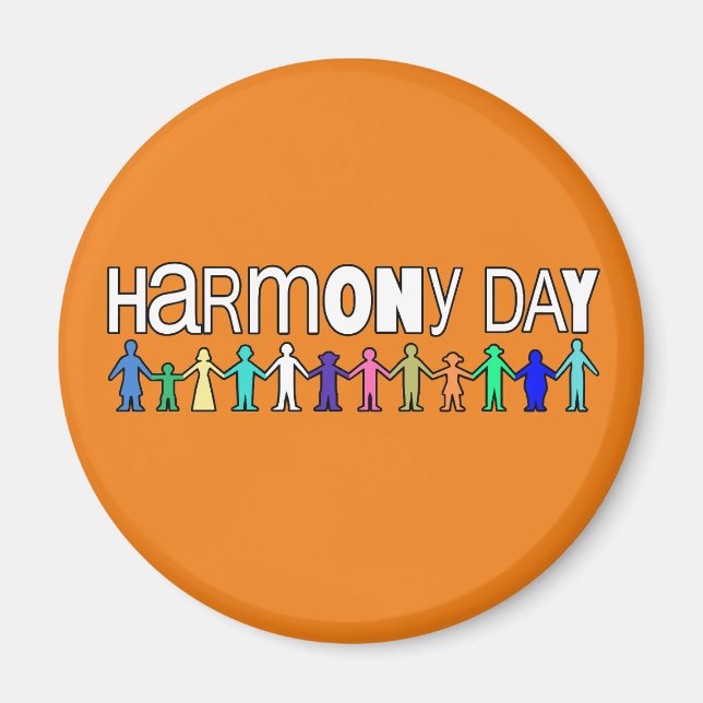 Harmony Day Australia  Magnet (Front)