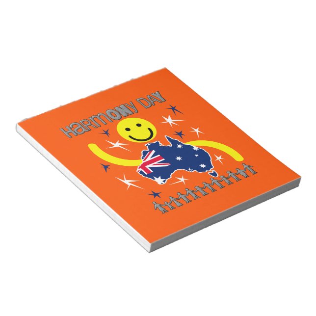 Harmony Day Australia  Notepad (Angled)