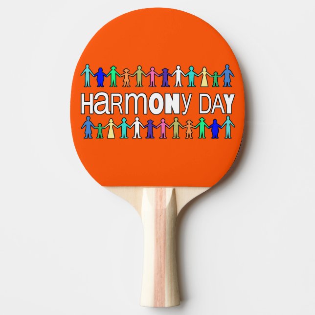 Harmony Day Australia  Ping Pong Paddle (Front)