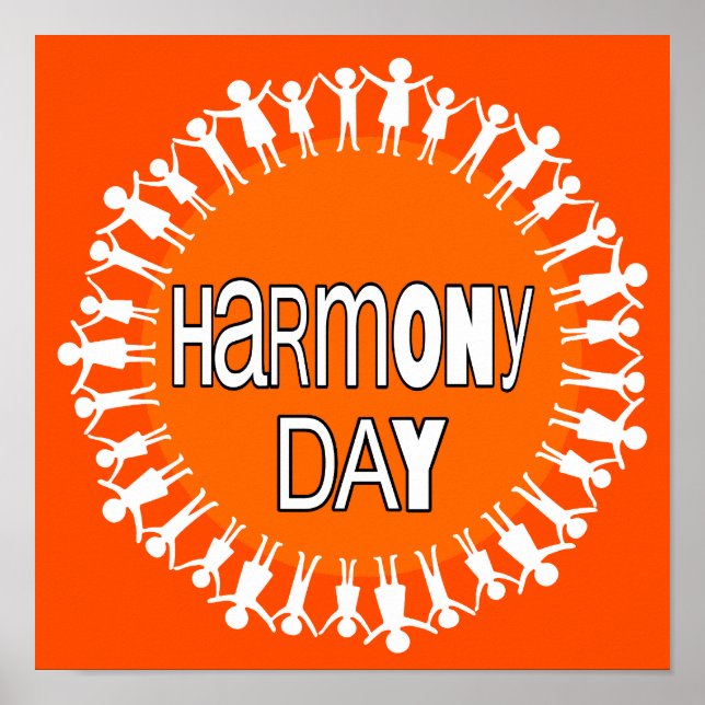 Harmony day, Australia Poster (Front)