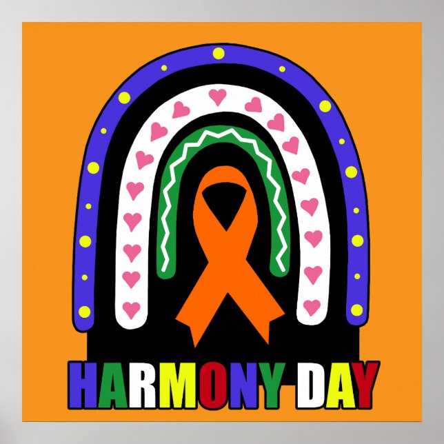 Harmony Day Australia  Poster (Front)