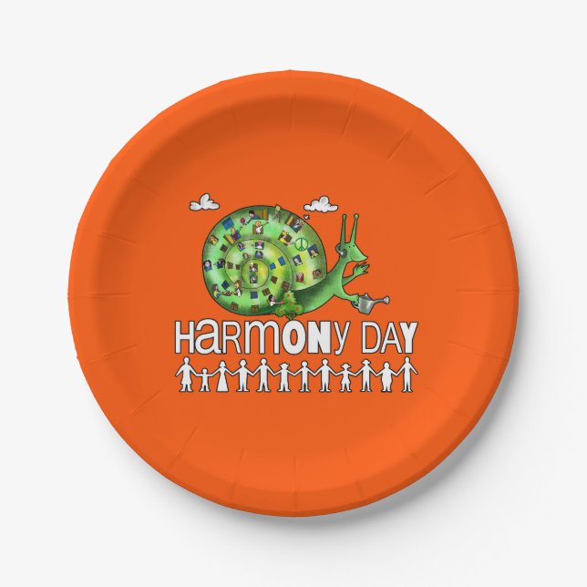 harmony day paper plate (Front)