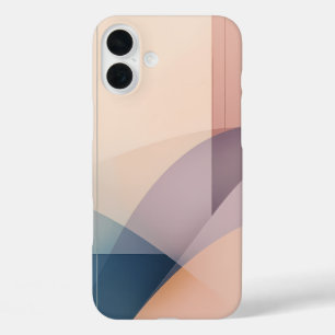 Harmony Ethereal Abstract Pastel Art Colours Desig iPhone 16 Plus Case
