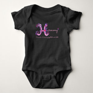 Harmony girls name & meaning H monogram shirt