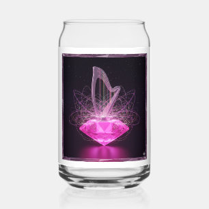 Harmony Harp Drinkware Set Can Glass