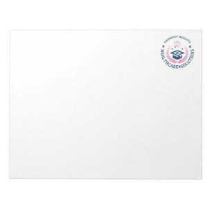 Harmony Heights Healthcare Solutions Company Logo Notepad