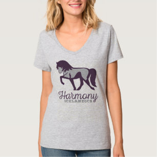 Harmony Icelandics V Neck T-Shirt