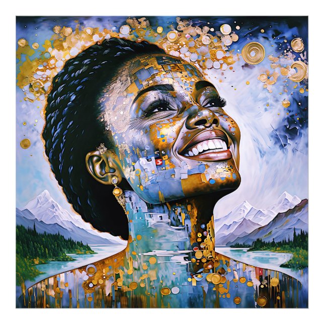 "Harmony in Gold and Sky"      Photo Print (Front)