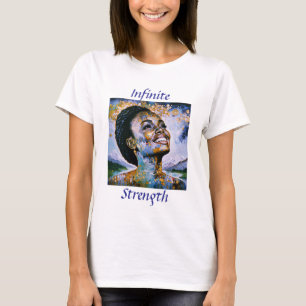 "Harmony in Gold and Sky"      T-Shirt