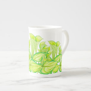'Harmony in Green' on a Bone China Mug